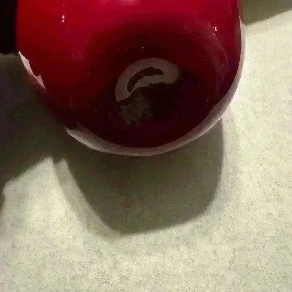 Beautiful Red and Green Apple Glass Paperweight - Picture 3 of 8